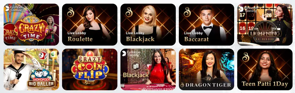 Jeux de casino en direct SPINSBRO CASINO