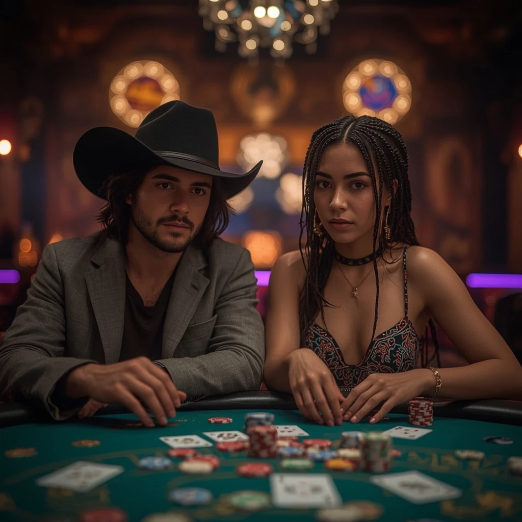 photo de deux joueurs de poker Spinsbro Casino